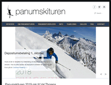 Tablet Screenshot of panumskituren.dk